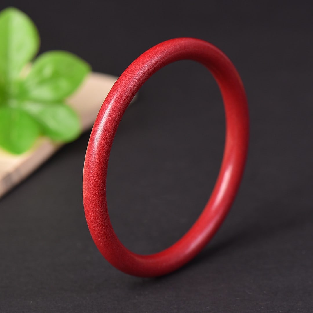 An Exquisite Cinnabar Bracelets - 3