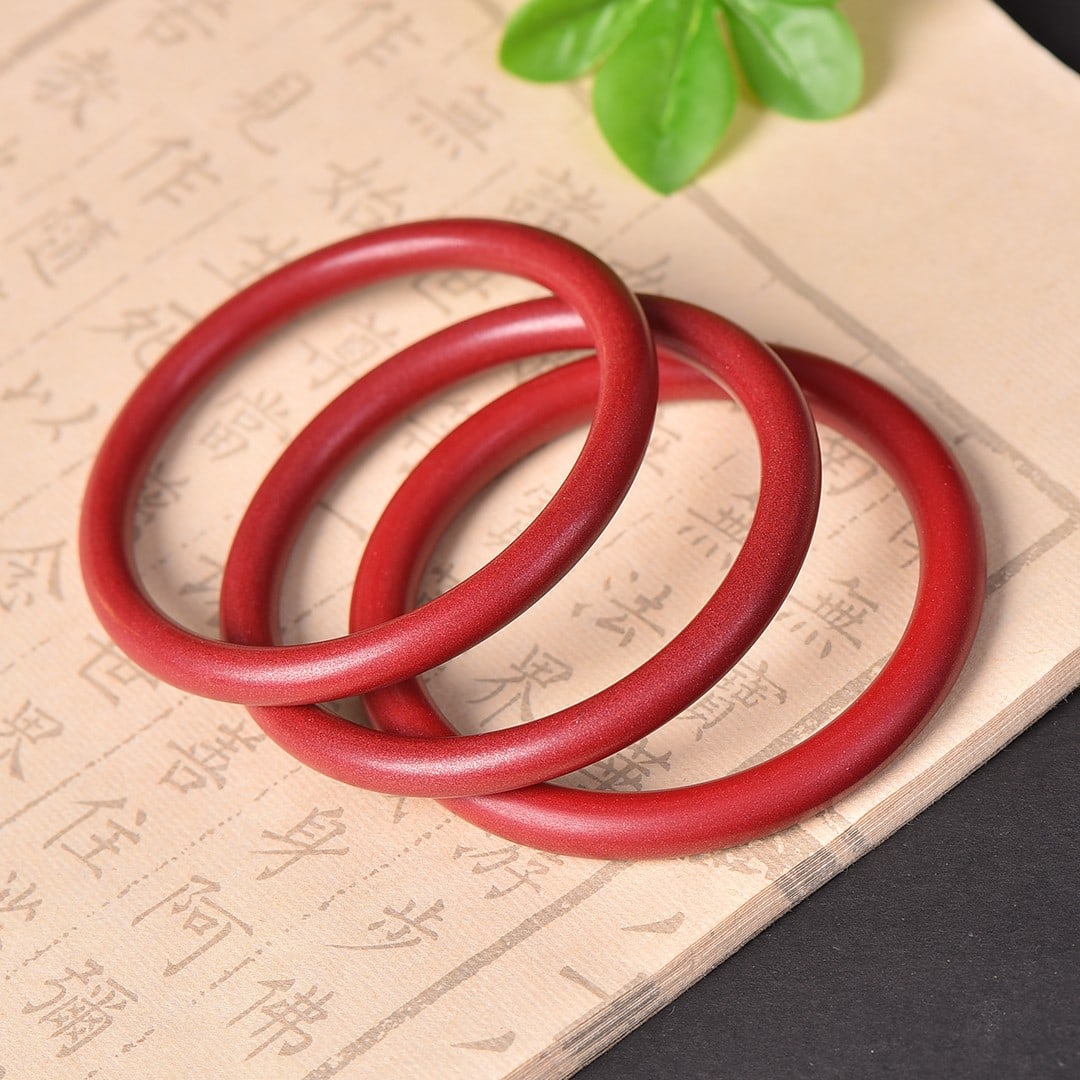 An Exquisite Cinnabar Bracelets - 4
