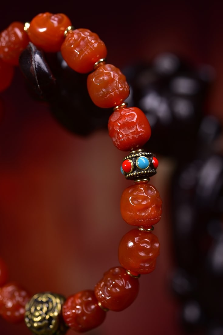 An Exquisite Agate Bracelets - 3