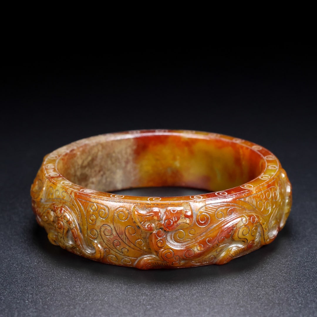 A Rare Hetian Jade Bracelets (1 of 9)