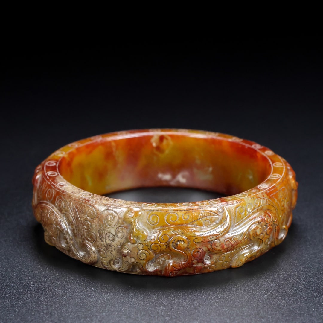 A Rare Hetian Jade Bracelets - 2