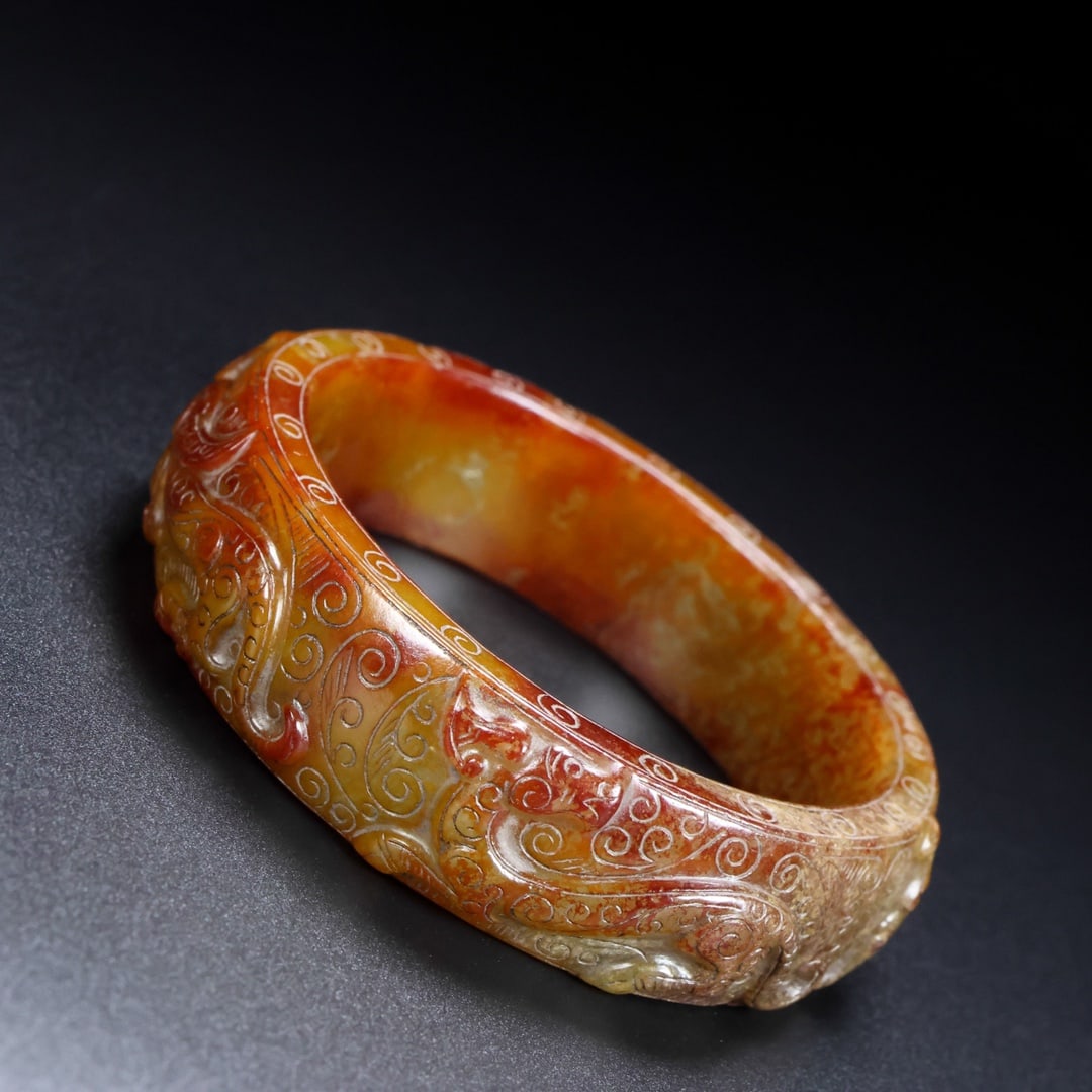 A Rare Hetian Jade Bracelets - 5