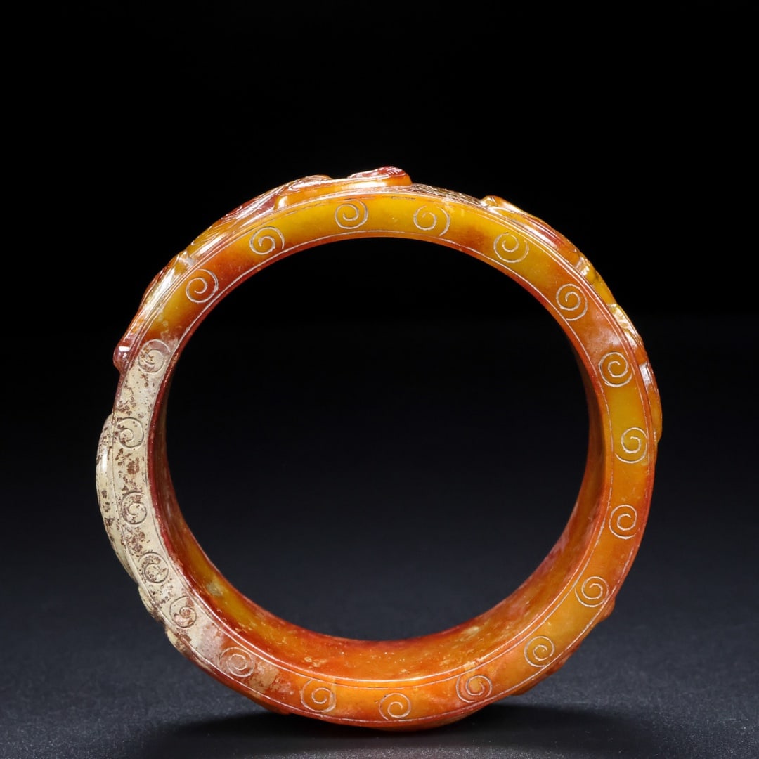A Rare Hetian Jade Bracelets - 6