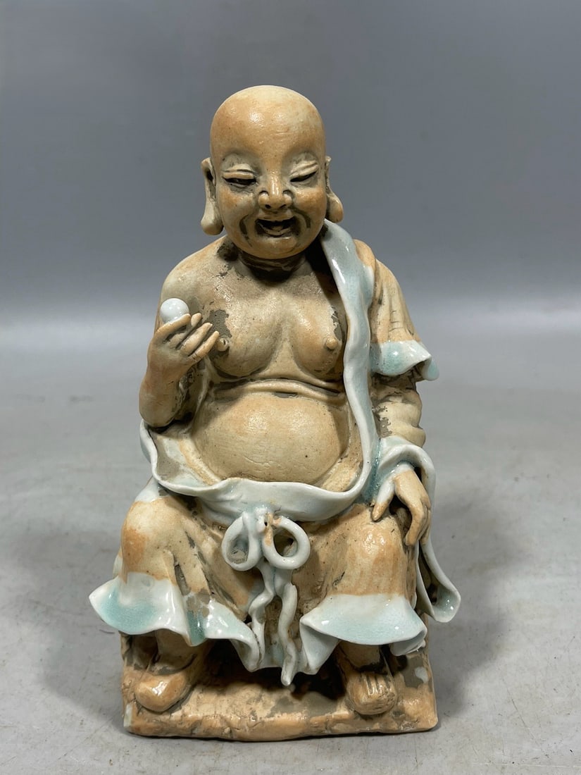 Shi Wan yao Statue of Arhat Ornament (1 of 8)