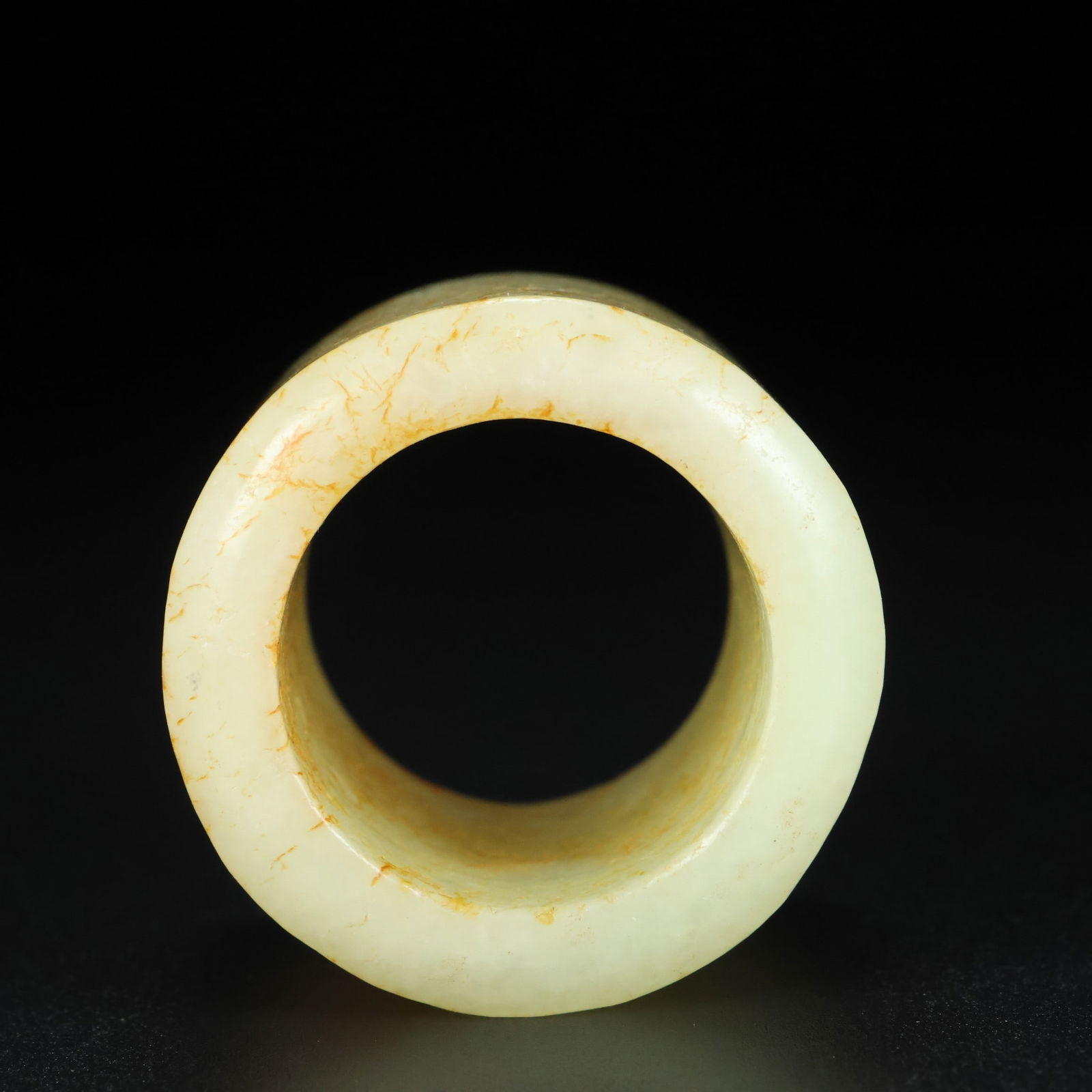 A Exquisite Hotan Jade Thumb Ring - 4