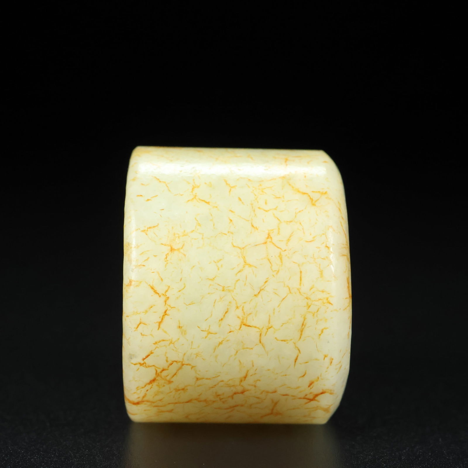 A Exquisite Hotan Jade Thumb Ring - 8