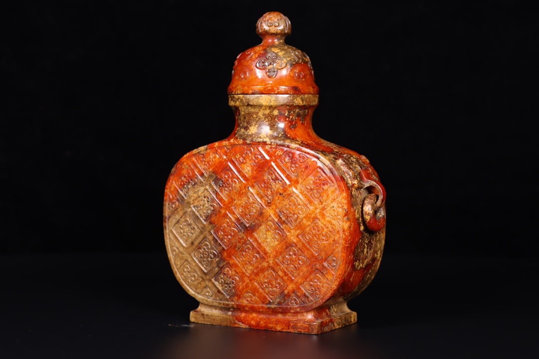 A Exquisite Hetian Jade Vase - 4