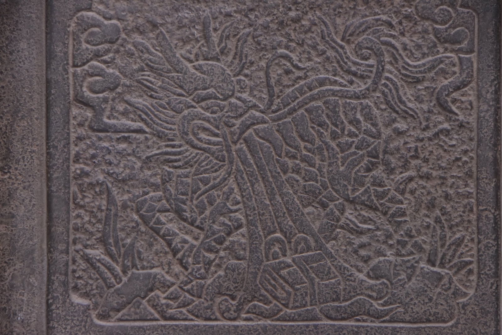 A Exquisite Limestone Qi lin wen Base - 2