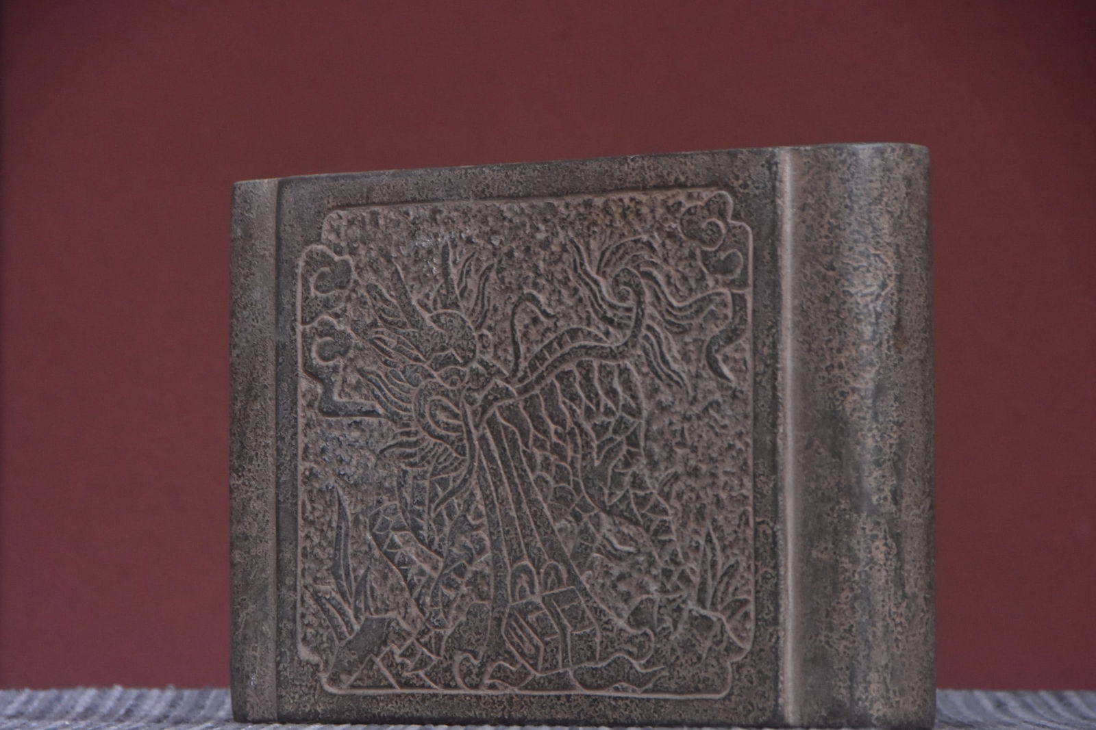 A Exquisite Limestone Qi lin wen Base - 3