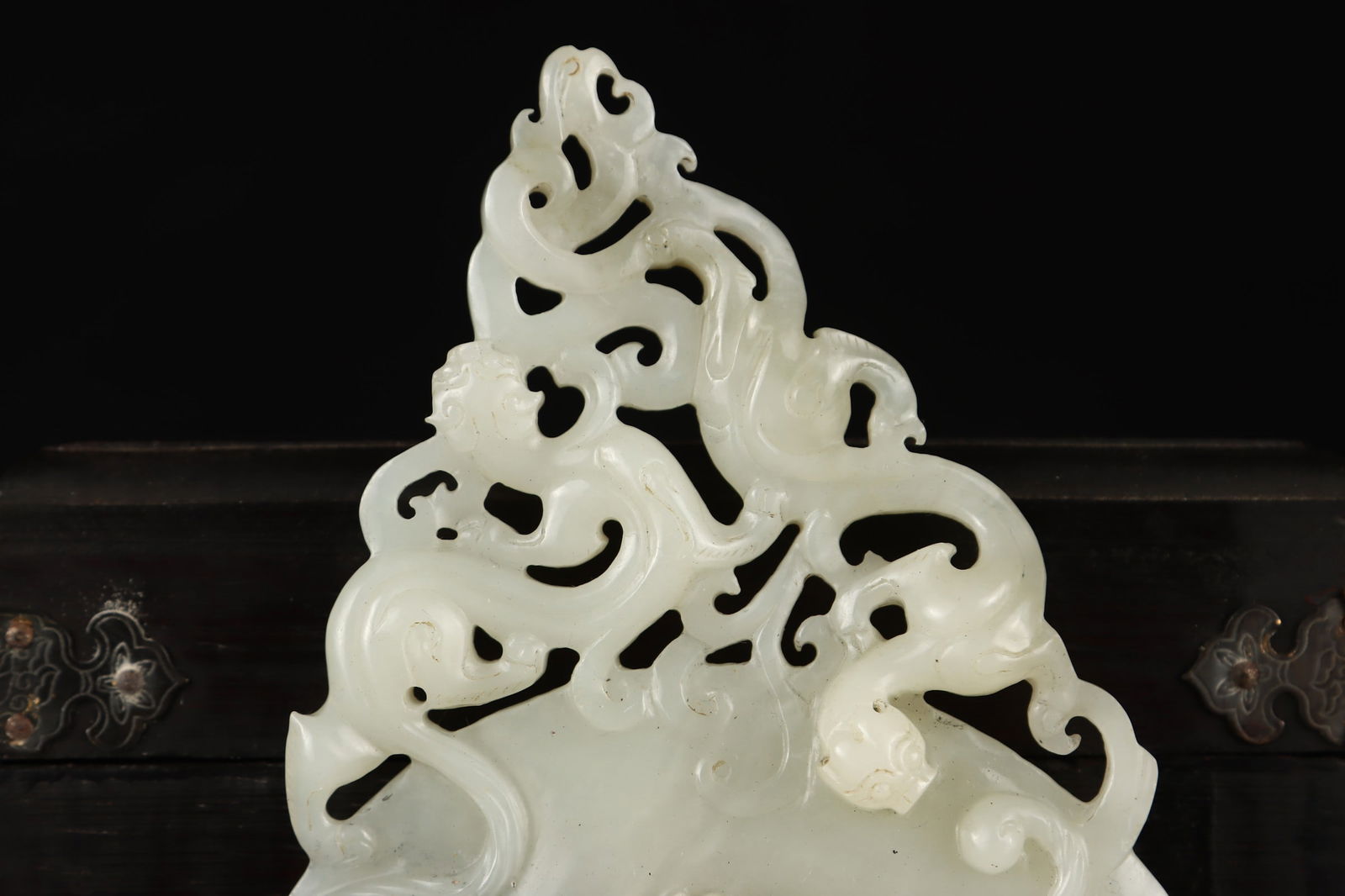 Hetian Jade Dragon Pattern Jade Bi - 2