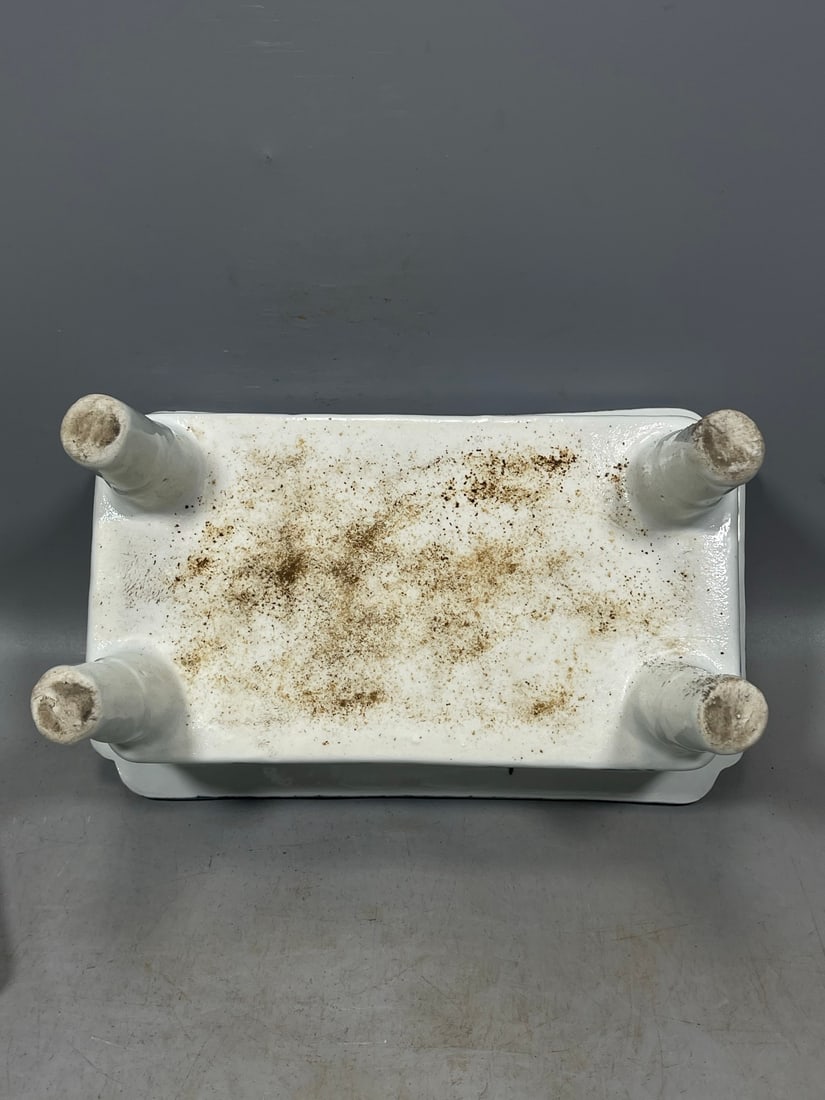 Blue and White Dragon Phoenix Pattern Flowerpot - 9