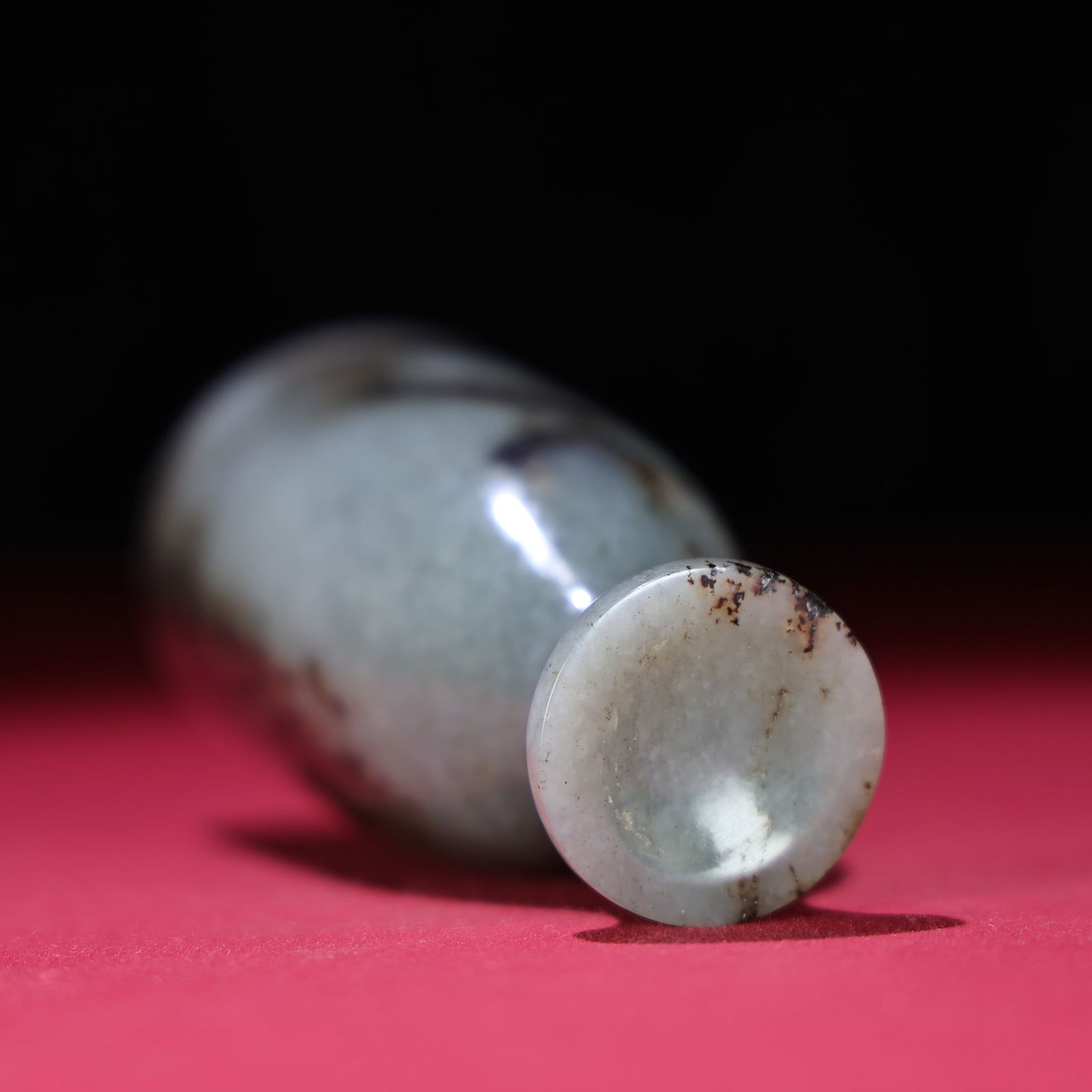 An Exquisite White Jade Cup - 8