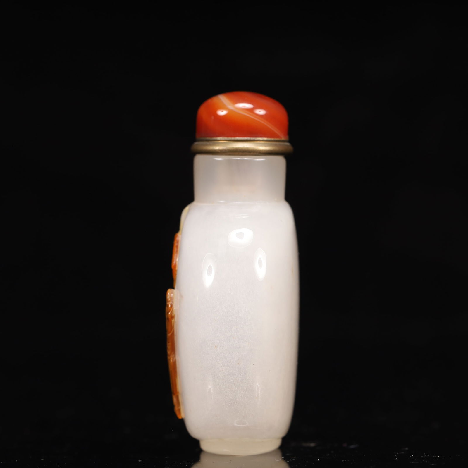 An Exquisite Agate Buffalo Pattern Snuff Bottle - 6