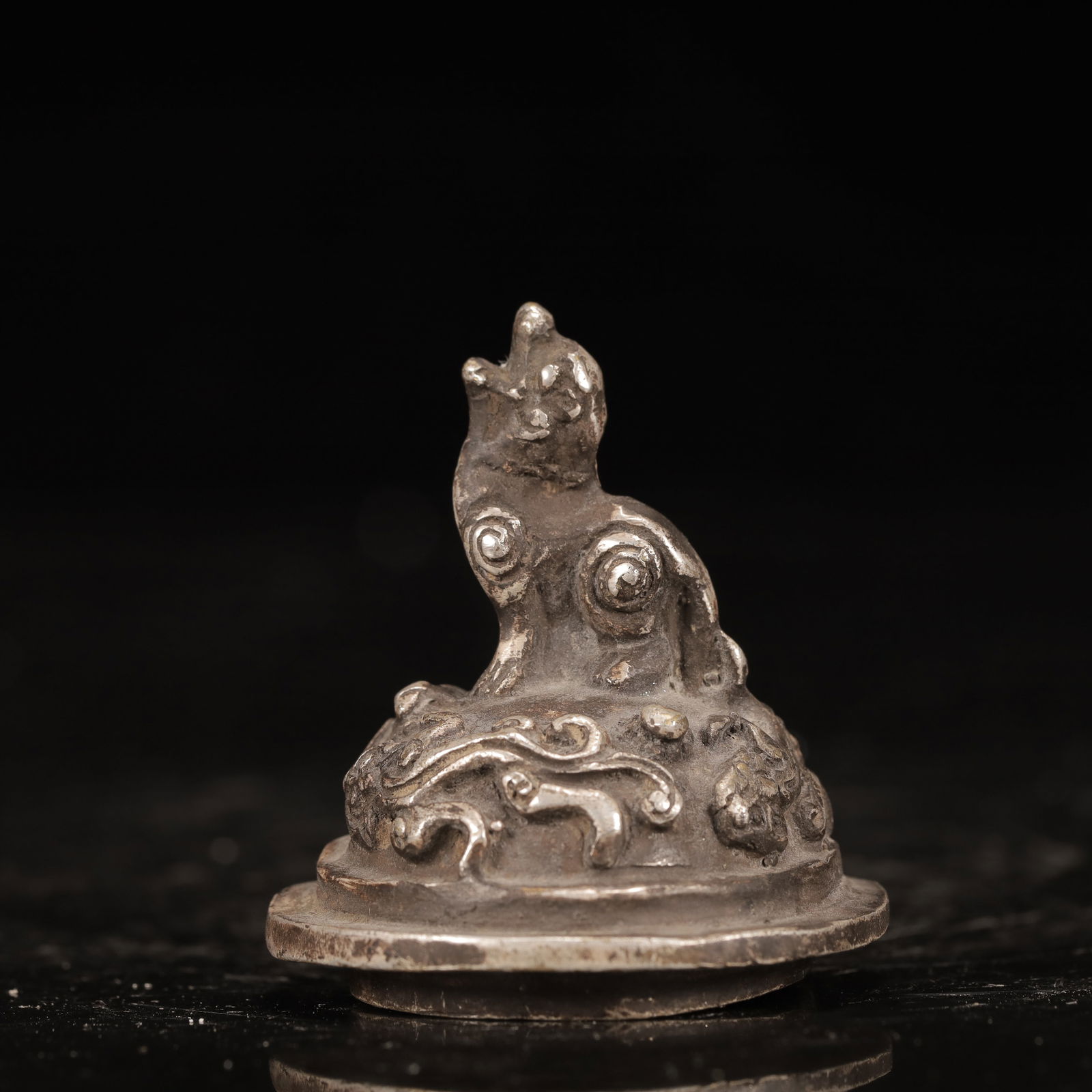 An Exquisite Silver Dragon Pattern Ewer - 9