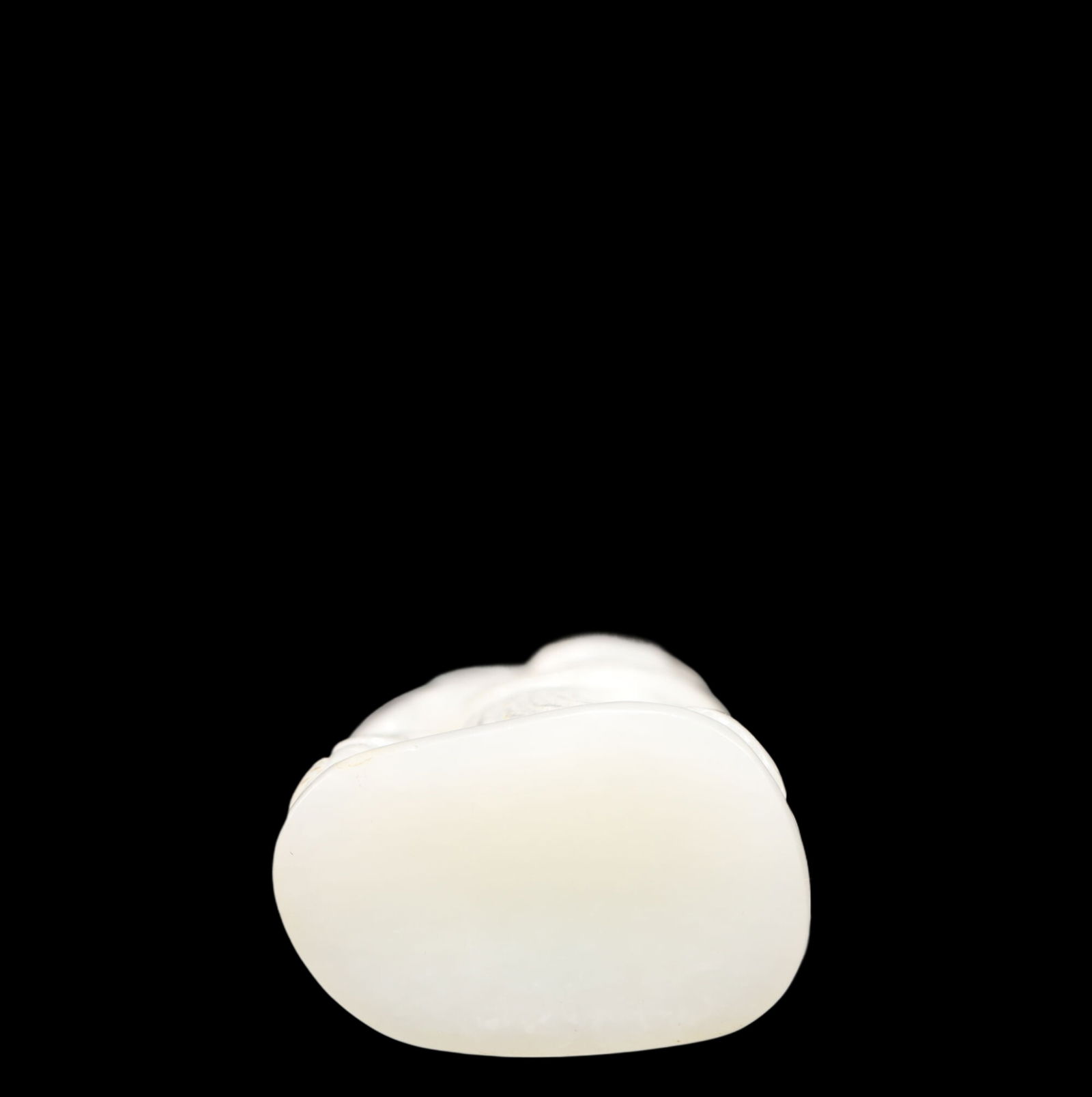 An Exquisite White Jade Crane Pattern Ornament - 6