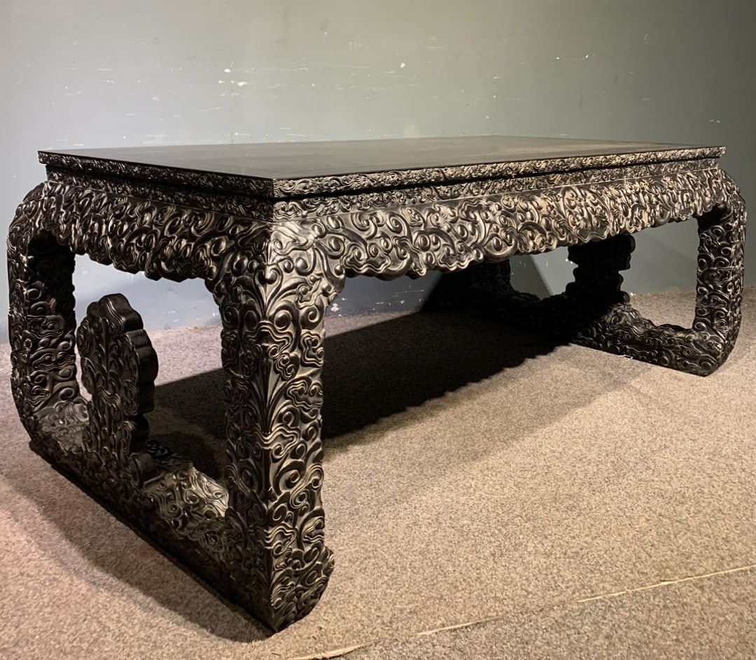 A Huge Zitanwood Ganoderma lucidum Pattern Table - 4