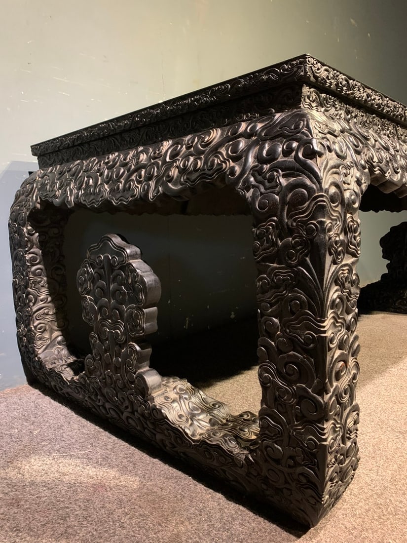 A Huge Zitanwood Ganoderma lucidum Pattern Table - 6