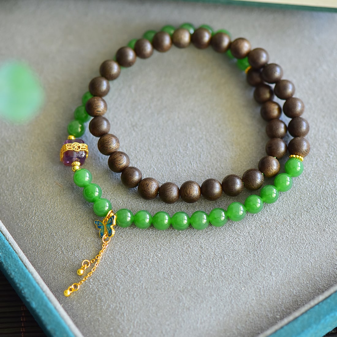 An Exquisite Jasper Eaglewood Bracelets - 5