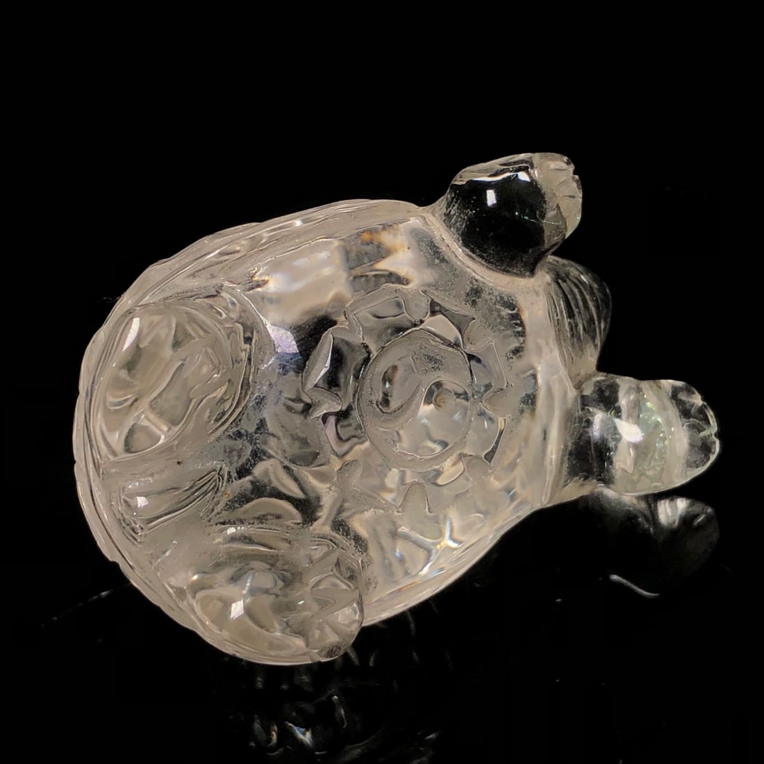 An Exquisite Crystal Turtle Ornament - 9