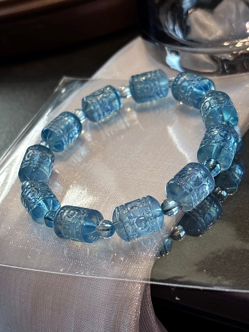 An Exquisite Aquamarine Bracelets - 3