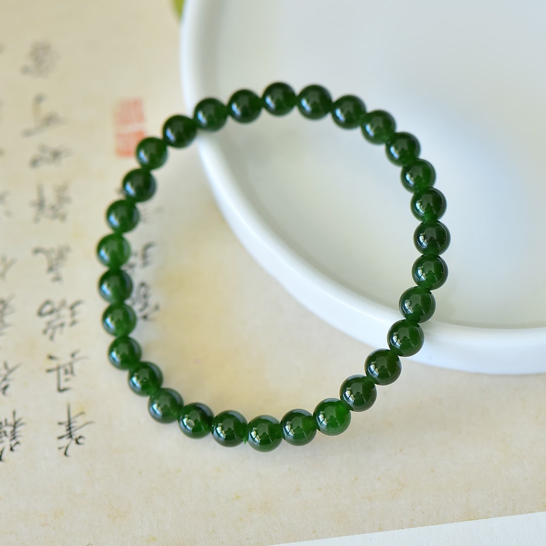 An Exquisite Jasper Bracelets - 4