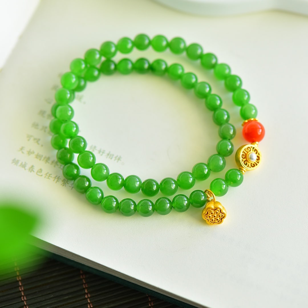 An Exquisite Jasper Bracelets - 2