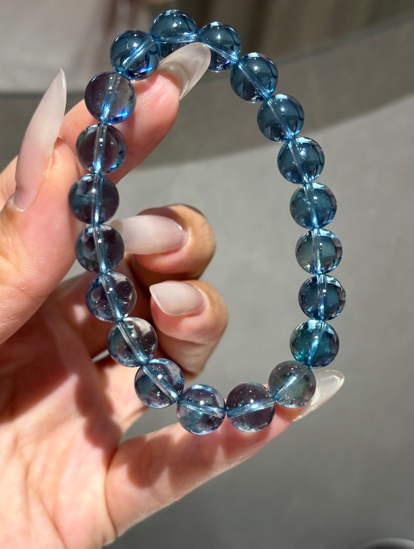 An Exquisite Aquamarine Bracelets - 6