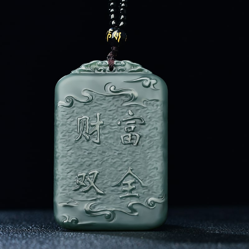 An Exquisite Sapphire Buddha Pattern Pendant - 2