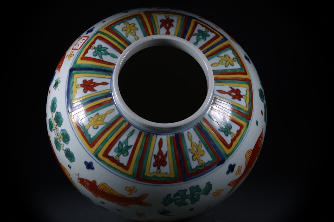 Doucai Fish and Lotus Pattern Jar - 8