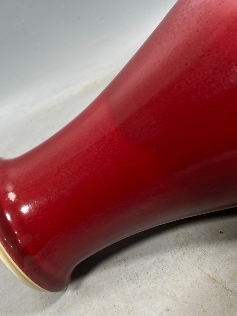 Ji Red Glazed Vase - 6