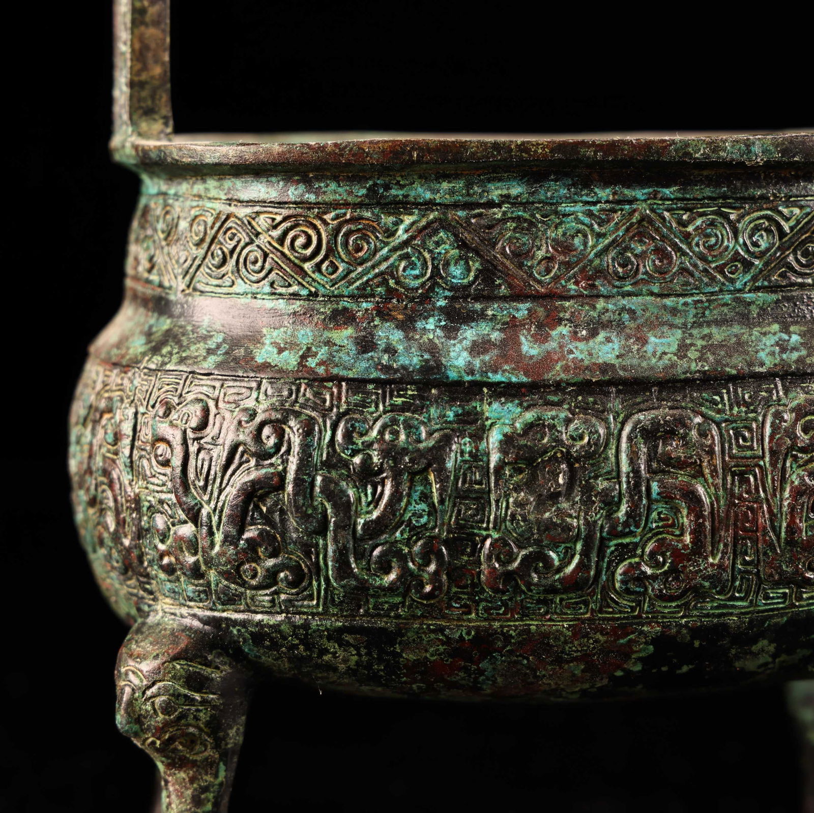 A Exquisite Bronze Tripod - 6