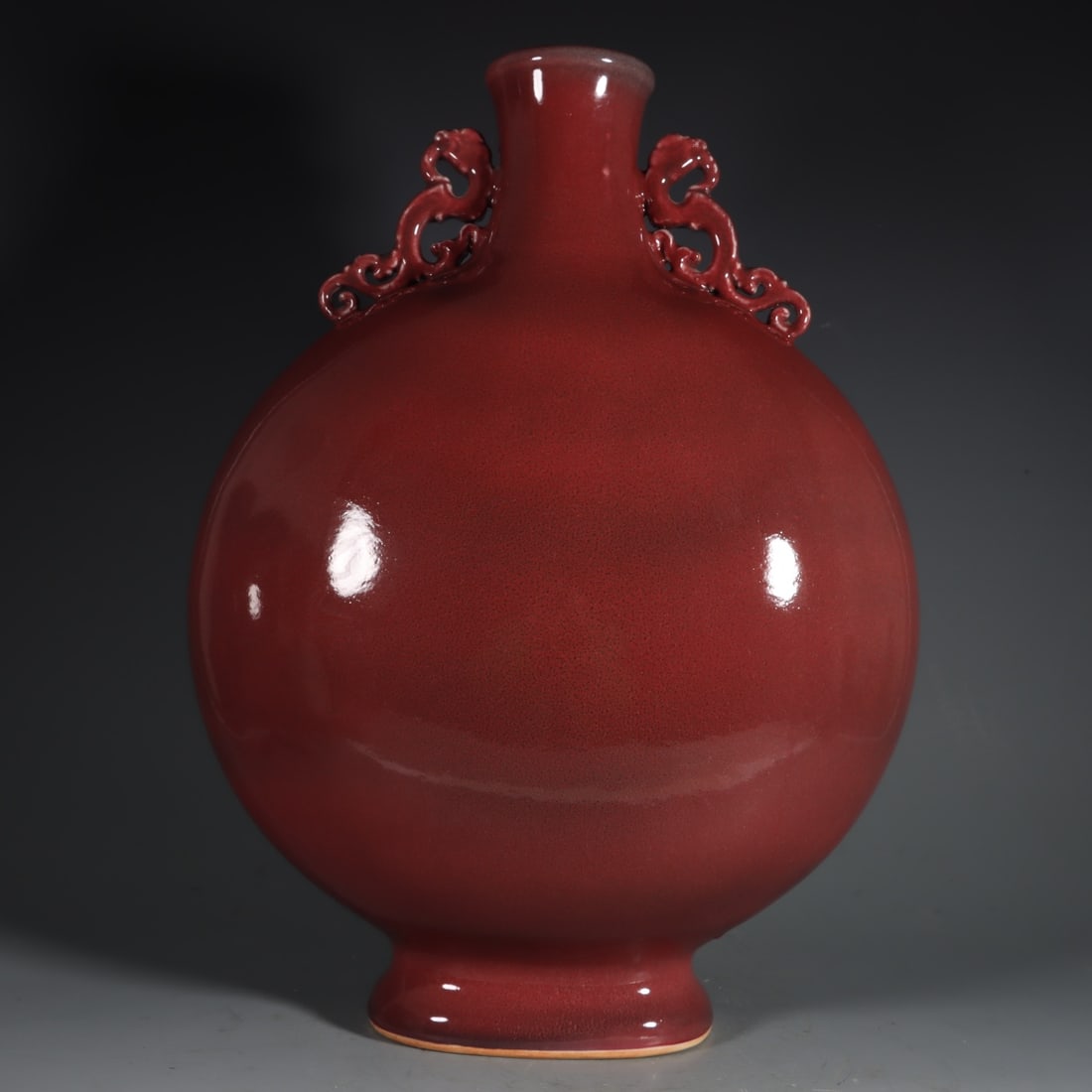 A Exquisite Ji Red Glaze Vase (1 of 9)