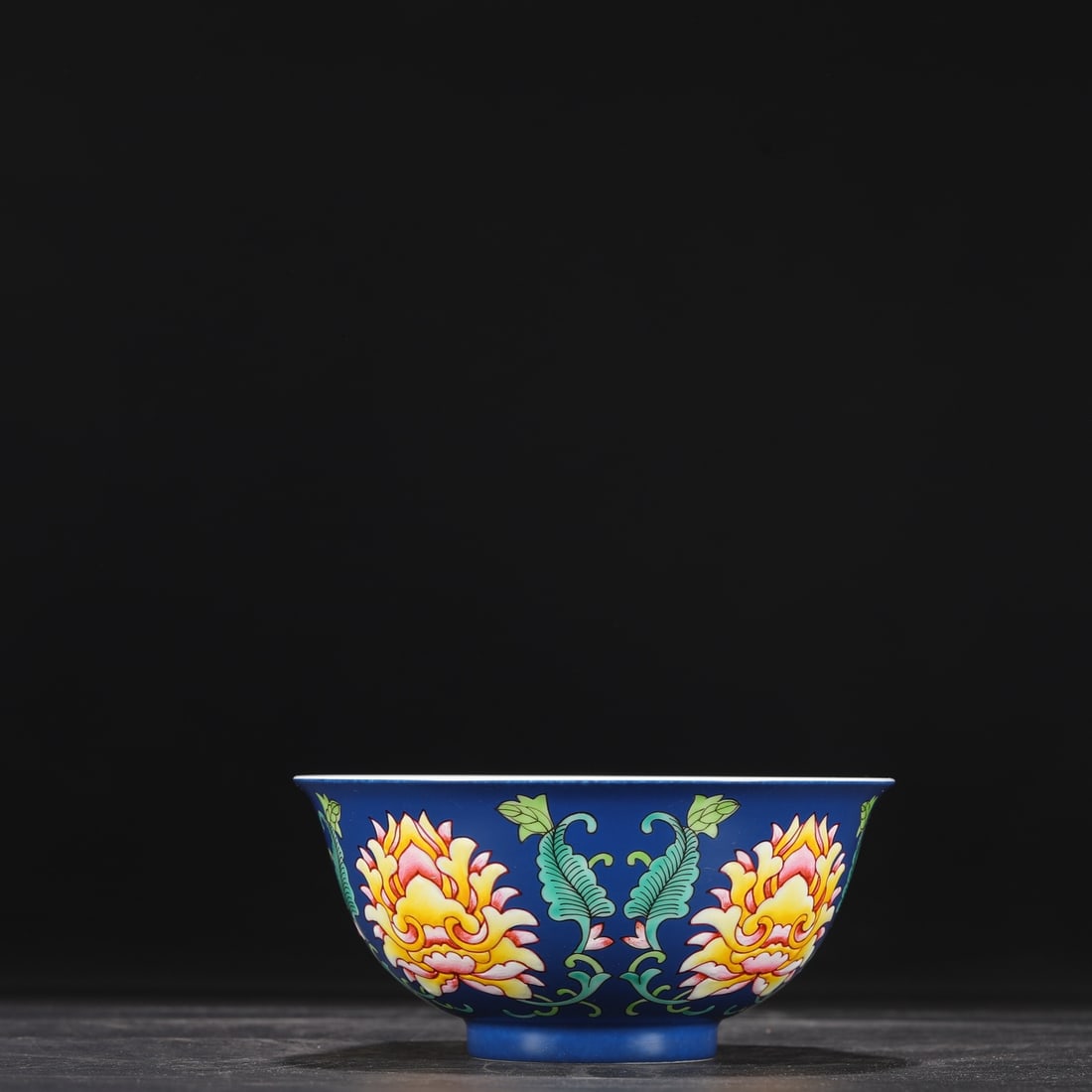 A Exquisite Enamel Flower Pattern Bowl - 6