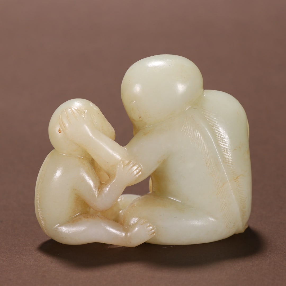 A Exquisite Hotan Jade Monkey Ornament - 5