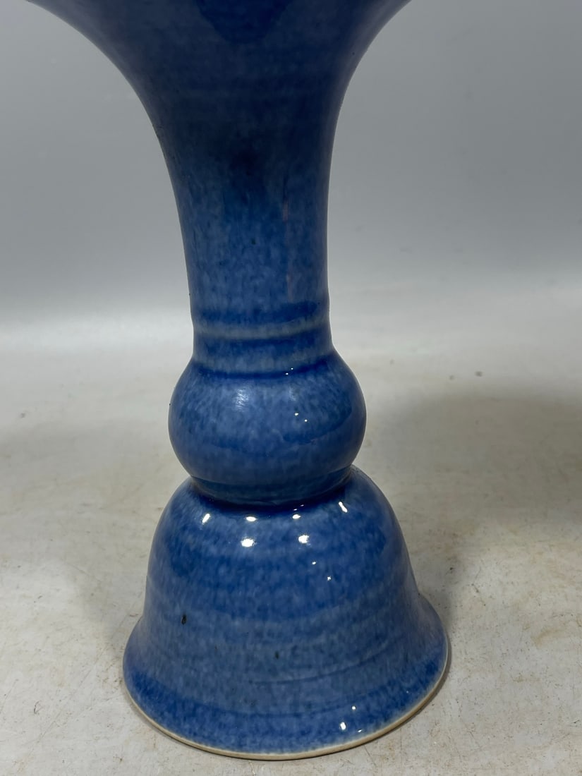Ji Blue Glazed Vase - 5