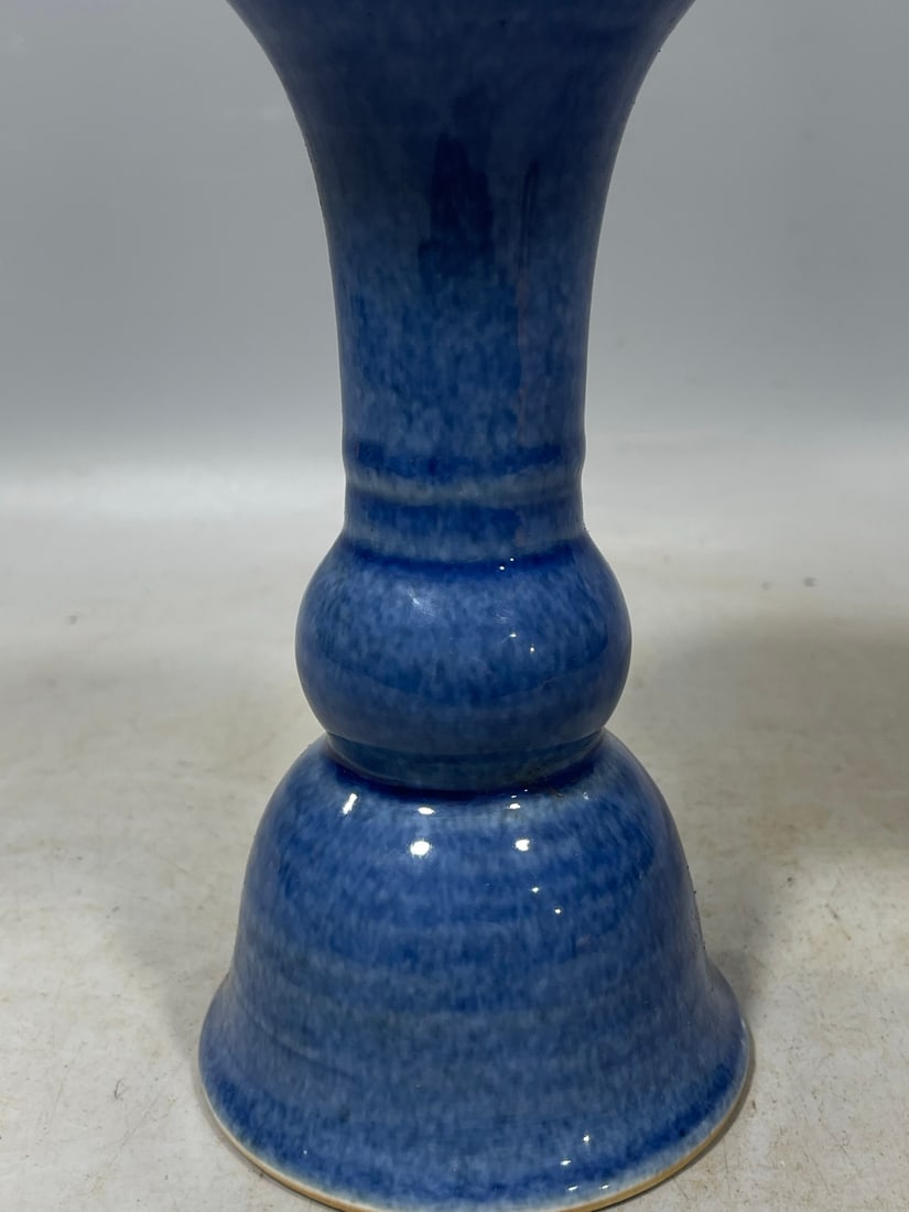Ji Blue Glazed Vase - 6