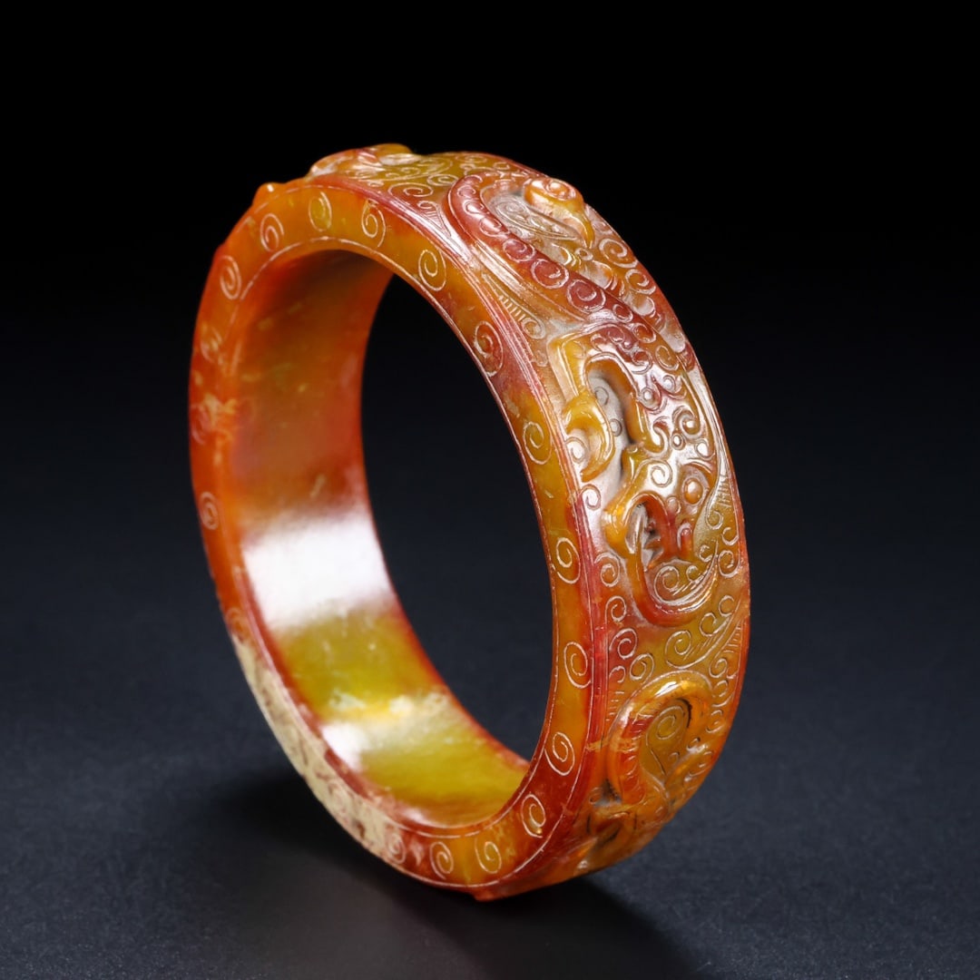 A Rare Hetian Jade Bracelets - 3
