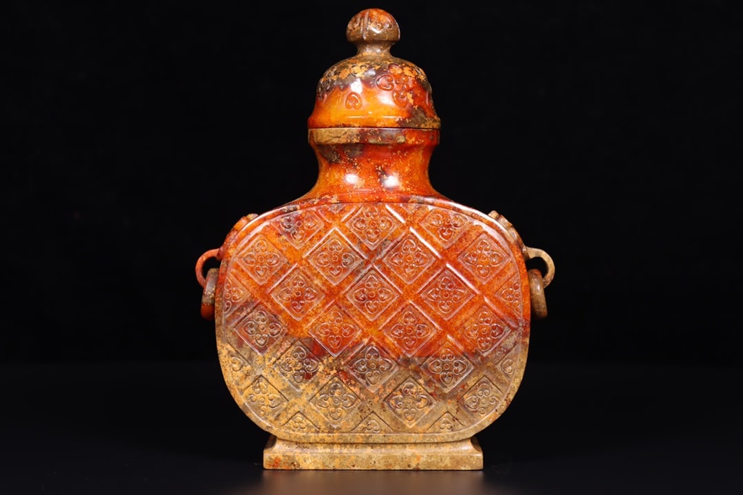 A Exquisite Hetian Jade Vase - 2