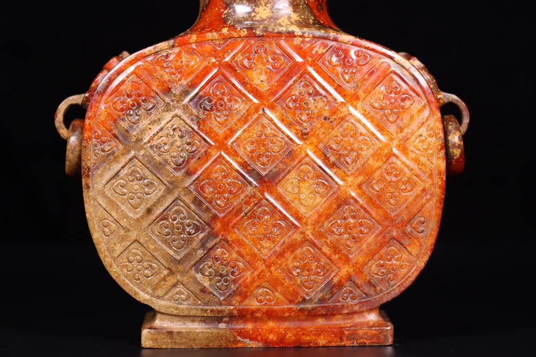A Exquisite Hetian Jade Vase - 6