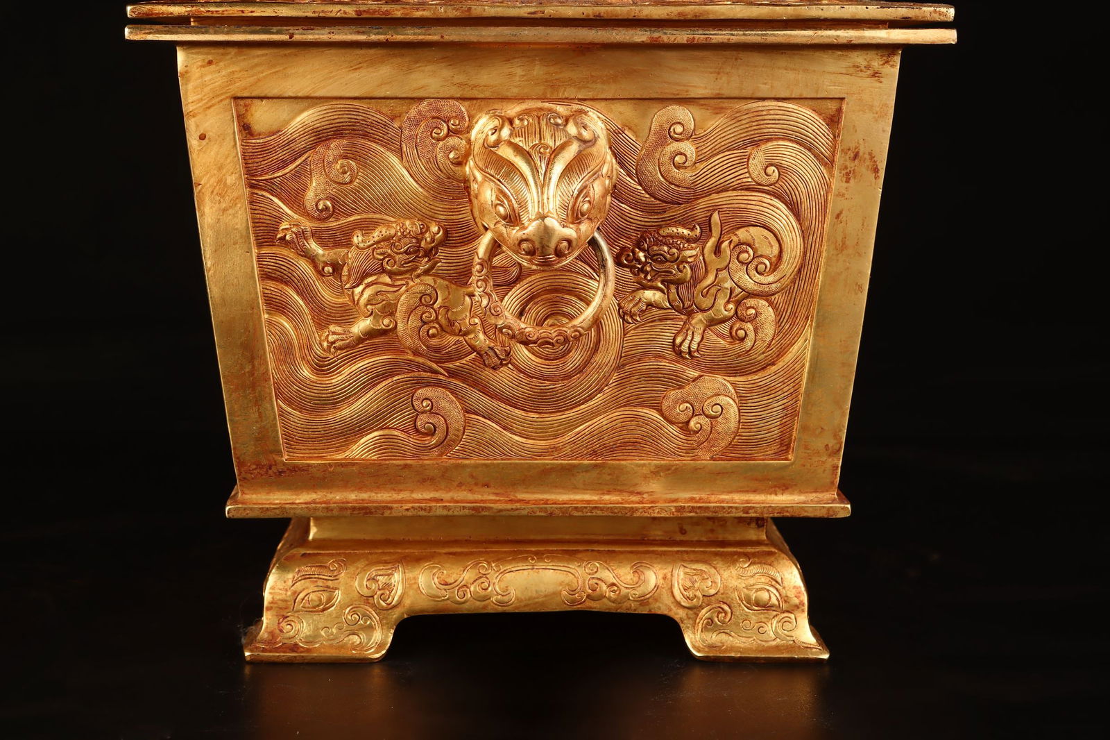 Bronze Gilt Dragon Pattern Censer - 4