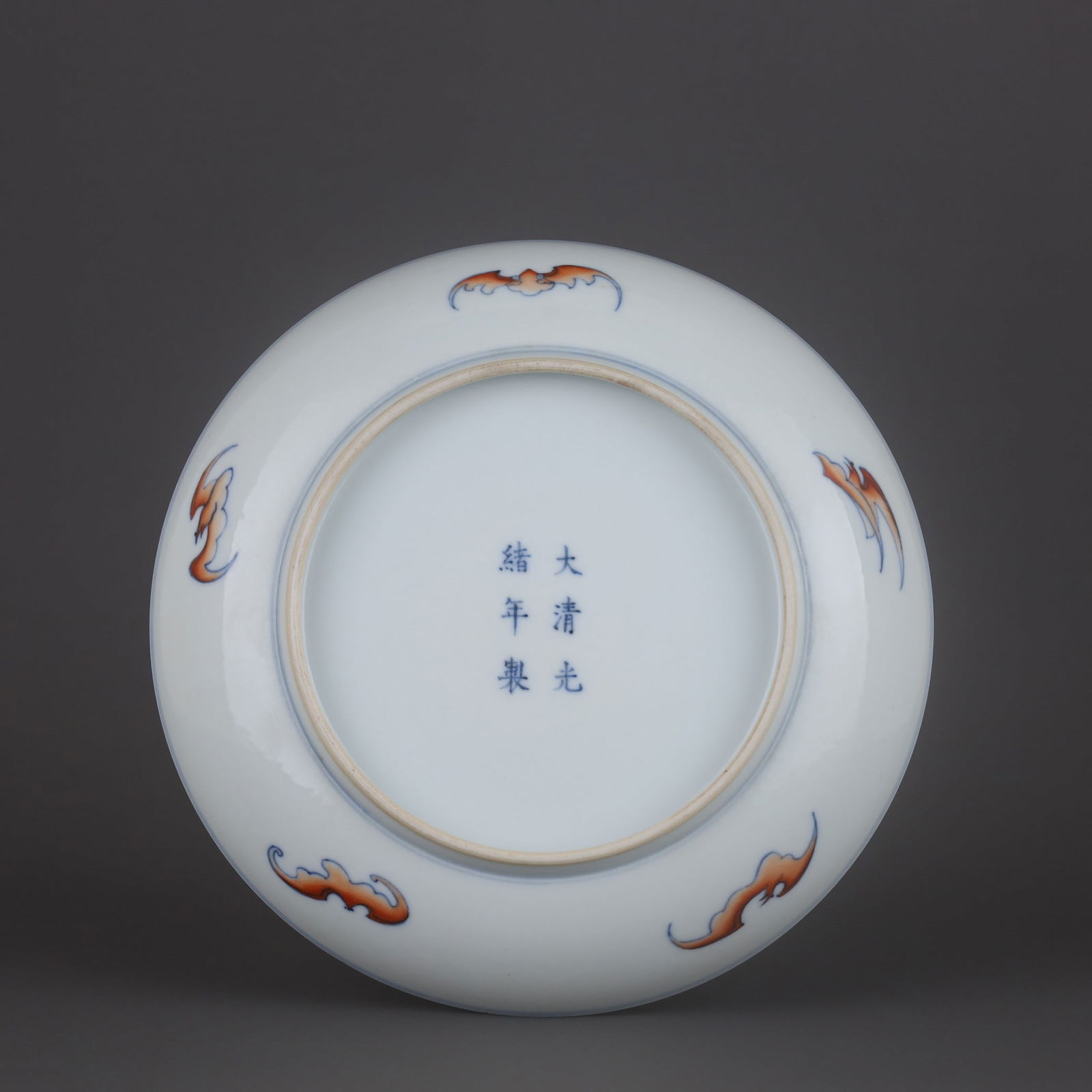 A Exquisite Doucai Dragon and Phoenix Pattern Plate - 9