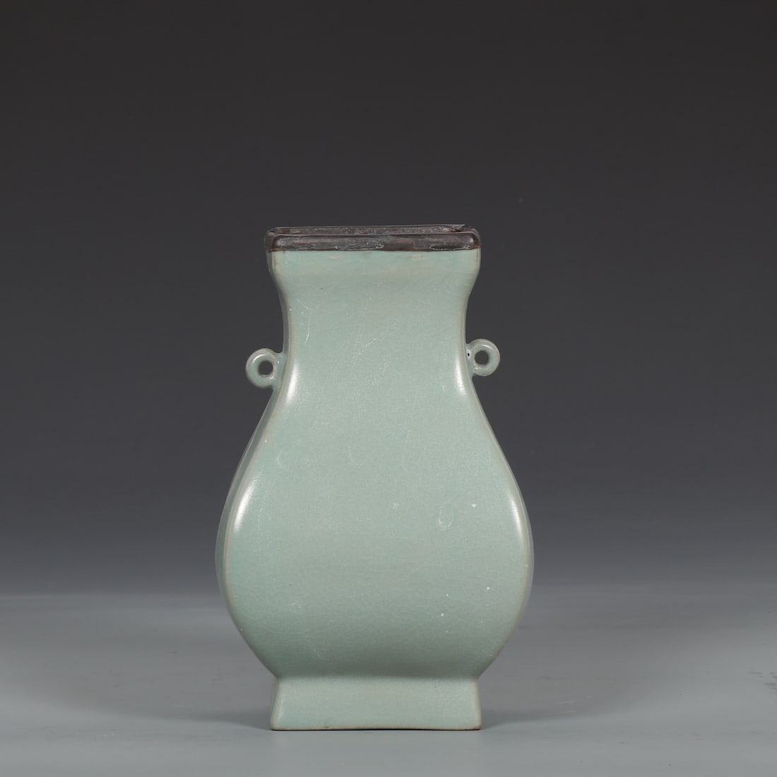 A Exquisite Ru Yao Sky Blue Glazed Ice Crackle Pattern Vase: A Exquisite Ru Yao Sky Blue Glazed Ice Crackle Pattern Vase,Song Dynasty, China,Size:6.9inx3inx4.3in 