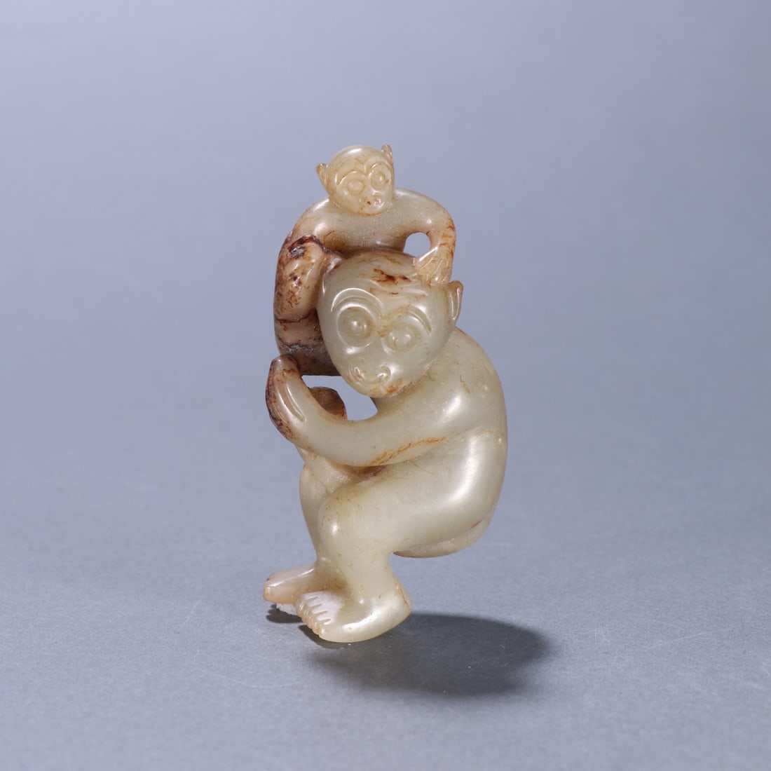 A Exquisite Hotan Jade Monkey Ornament (1 of 9)