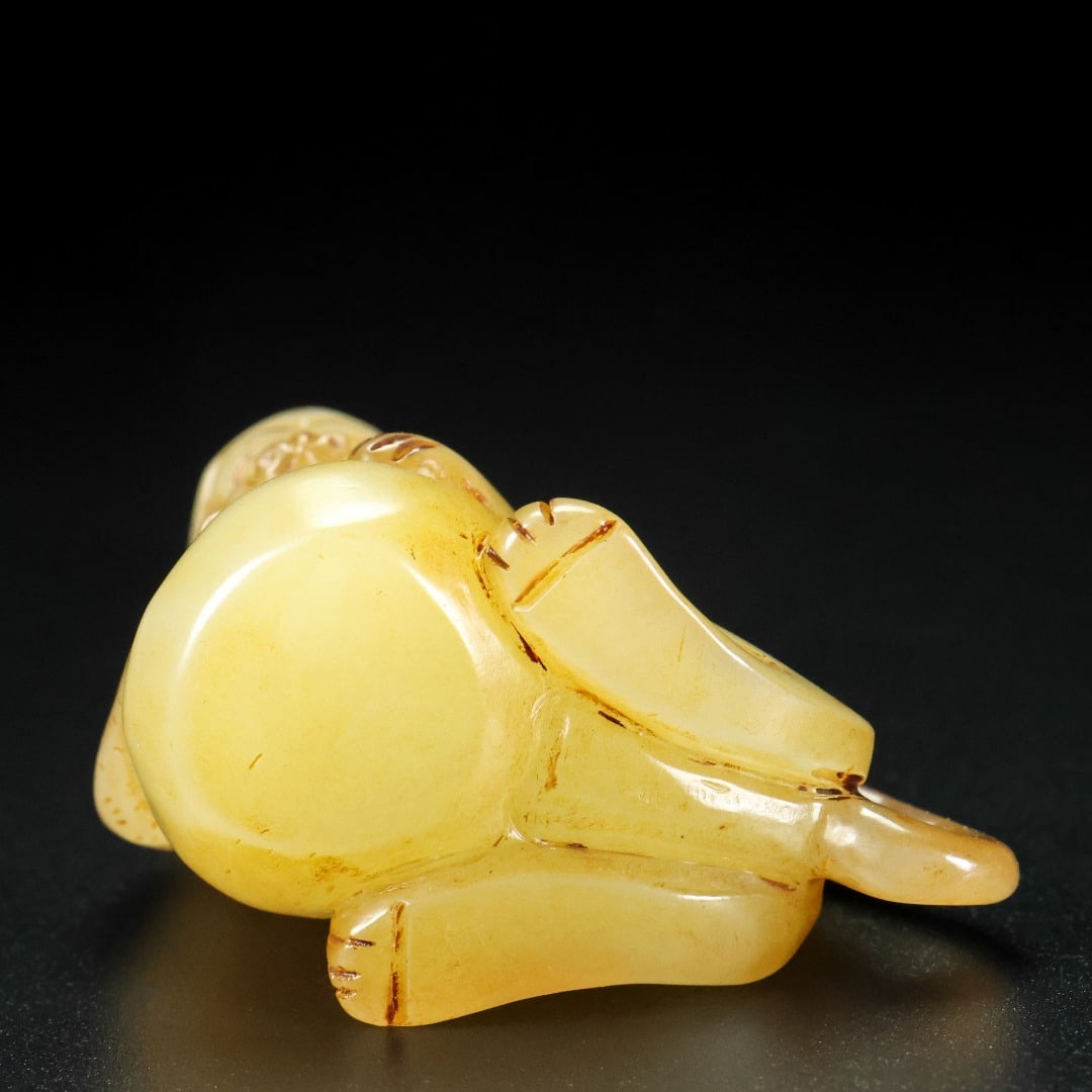 A Exquisite Hetian Jade Monkey Ornament - 9