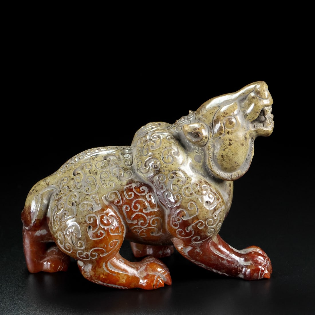 A Exquisite Hotan Jade Bear Ornament (1 of 9)
