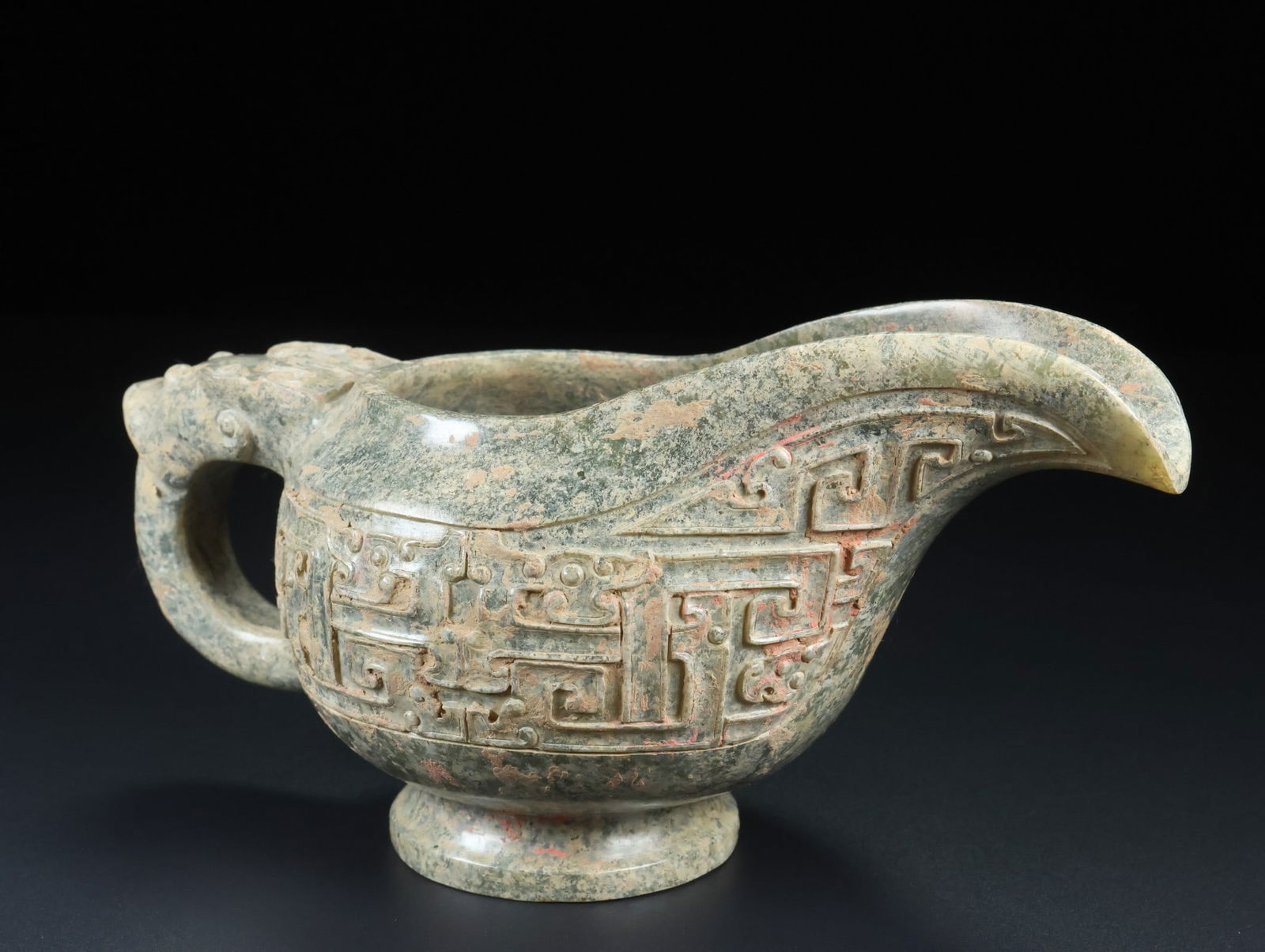 A Exquisite Hotan Jade Cup - 4