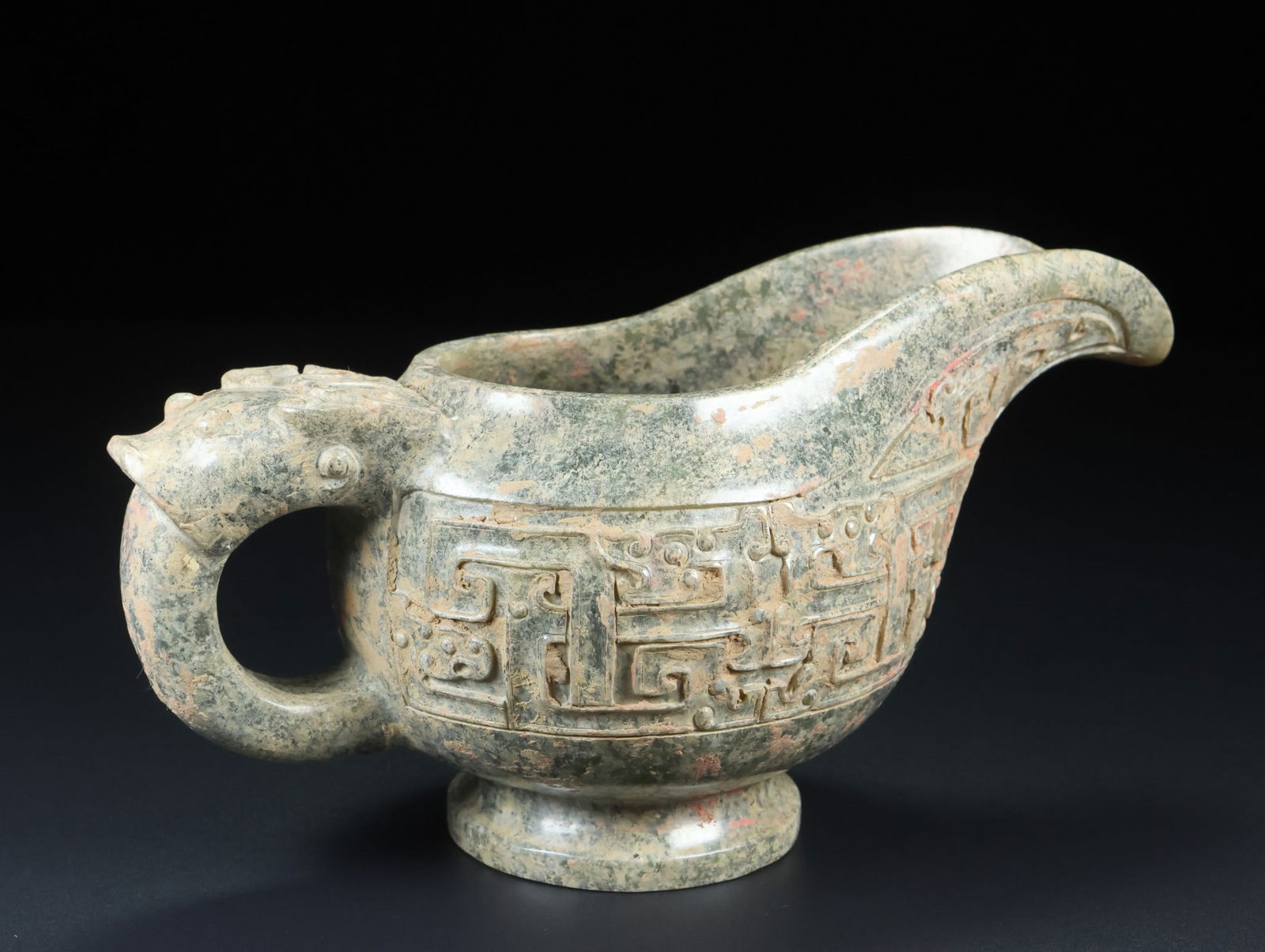 A Exquisite Hotan Jade Cup - 5