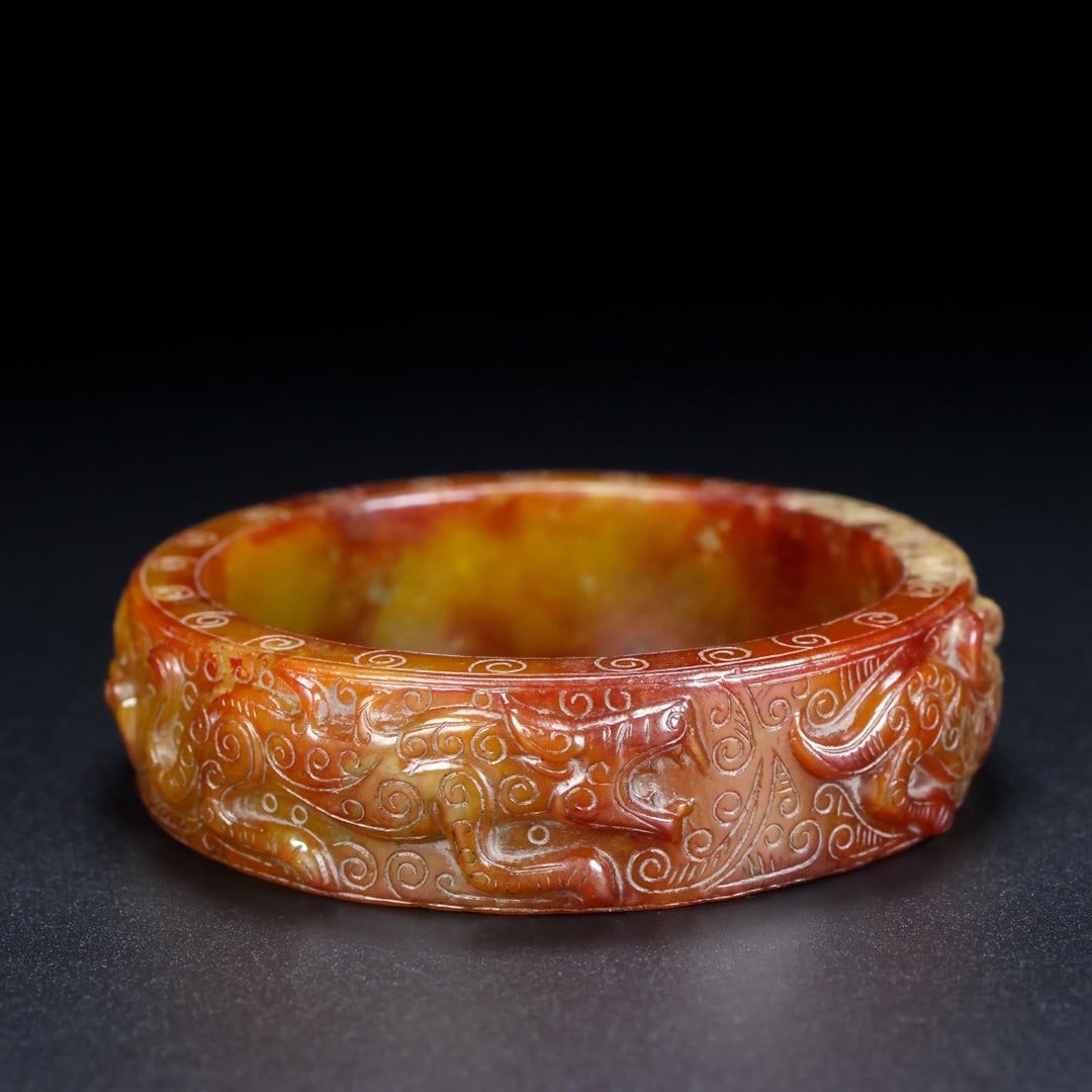 A Rare Hetian Jade Bracelets - 2