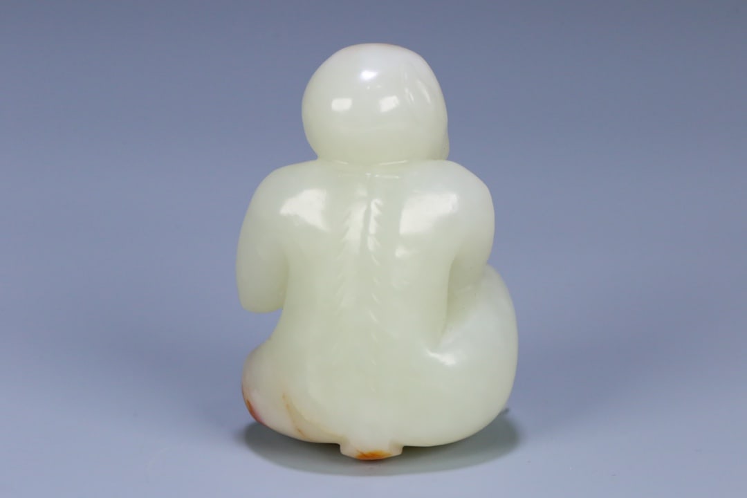 A Exquisite Hotan Jade Monkey Ornament - 3