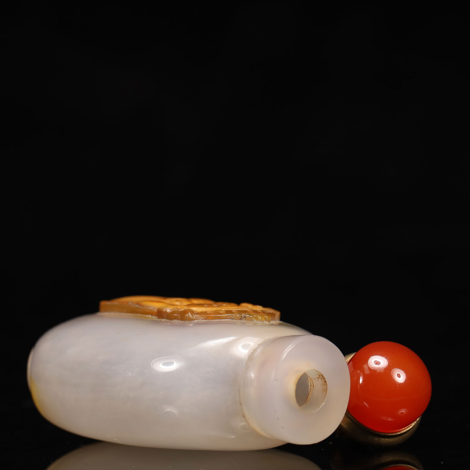 An Exquisite Agate Human-Face Pattern Snuff Bottle - 8